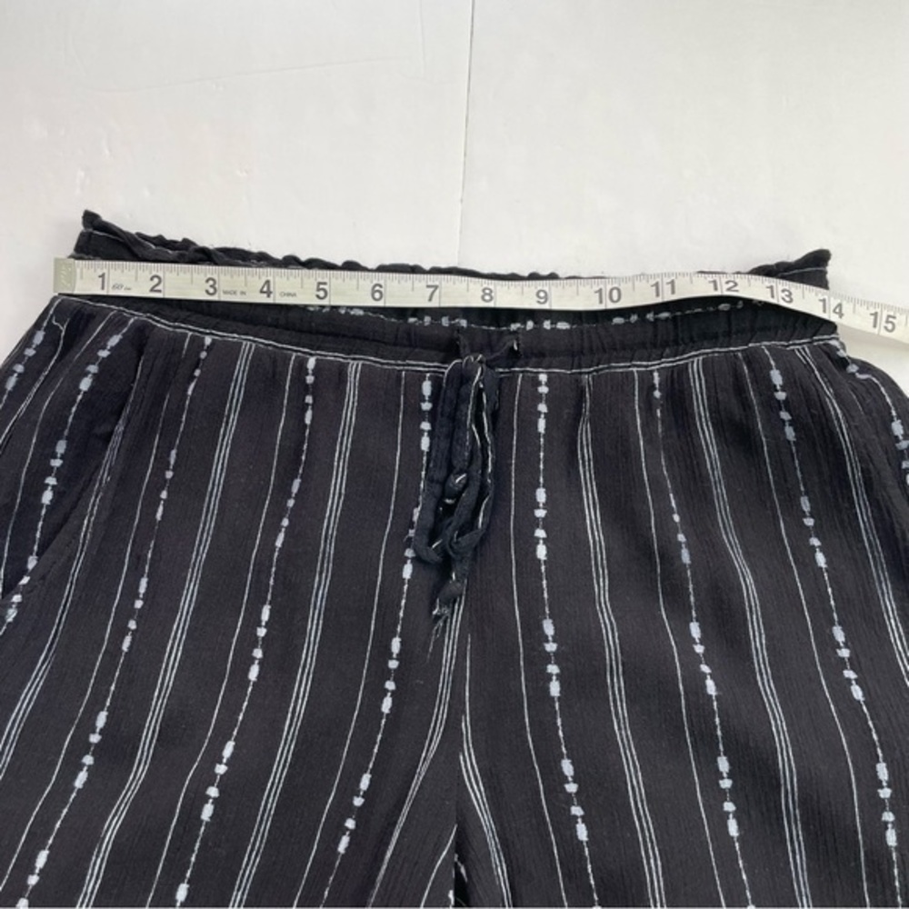 Allison Joy Corey Black Patterned Pants - Picture 15 of 17